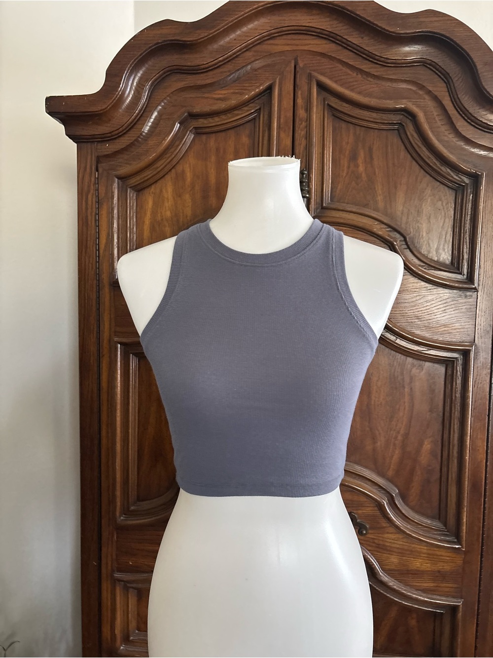 Tilly's  ribbed cropped tank top